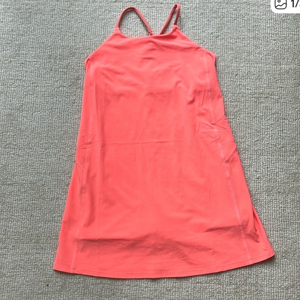 Athleta Vibrant Coral Sports Dress